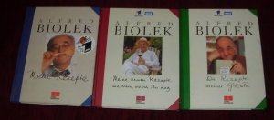 Konvolut von 3 Bänden: 1. Meine Rezepte; 2. Meine neuen Rezepte und Wein, wie ich ihn mag; 3. Die Rezepte meiner Gäste