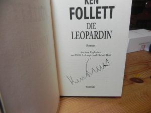 Die Leopardin *SIGNIERT HANDSIGNIERT AUTOGRAMM IM BUCH SIGNED*