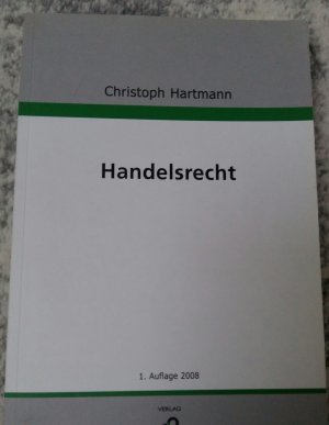 gebrauchtes Buch – Christoph Hartmann – Handelsrecht