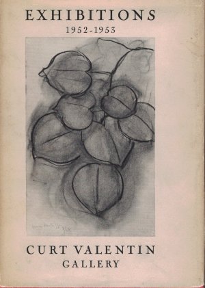 antiquarisches Buch – 10 kleinformatige Ausstellungskataloge der Curt Valentin Gallery in New York - Vom 22. September 1952 - 19. Juni 1953 - Pablo Picasso, Mary Callery, Marc Chagall, Drawings by Contempory Painters and Sculptors, Lovis Corinth, Henri Matisse, Graham Sutherland, Andre Masson, Kurt Roesch u.a.