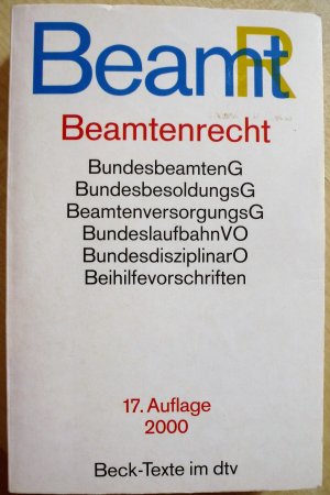 gebrauchtes Buch – Beamtenrecht