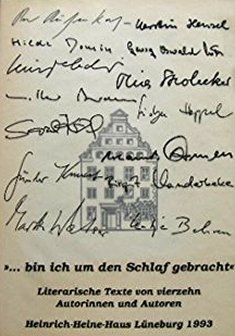 gebrauchtes Buch – Peter Rühmkorf, Günther Kunert, Hilde Domin, Kerstin Hensel, Volker Braun, Heinz Czechowski, Georg Oswald Cott u.a. – bin ich um den Schlaf gebracht. Literarische Texte von vierzehn Autorinnen und Autoren.