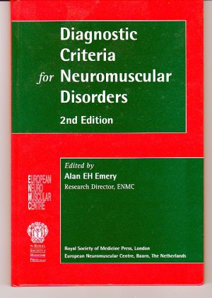 gebrauchtes Buch – Emery, Alan EH  – Diagnostic Criteria for Neuromuscular Disorders