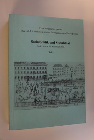 Sozialpolitik und Sozialstaat; Teil: Teil 2 Forschungsschwerpunkt Reproduktionsrisiken, soziale Bewegungen und Sozialpolitik