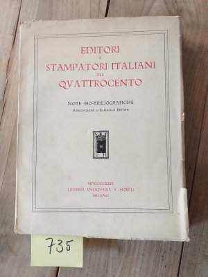 Editori e Stampatori Italiani del Quattrocento