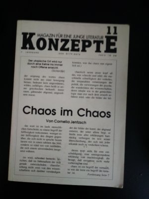 Konzepte - Magazin für eine junge Literatur - Band 11