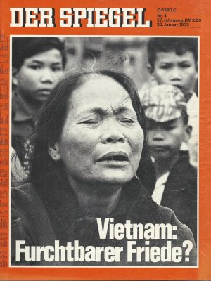 gebrauchtes Buch – Der Spiegel 27. Jahrgang, 1973,  Nr. 4  Vietnam: Furchtbarer Friede