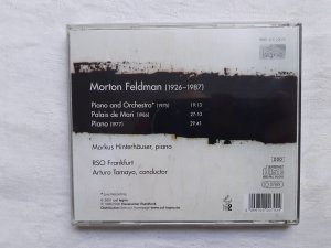 gebrauchter Tonträger – Feldman, Morton (Komponist) – Piano and Orchestra (1975) / Palais de Mari (1986) / Piano (1977)