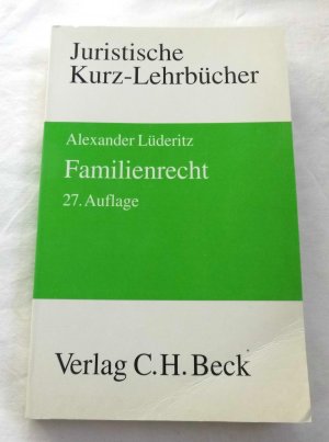 gebrauchtes Buch – Lüderitz, Alexander; Beitzke, Günther – Familienrecht