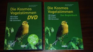 gebrauchtes Buch – Hans-Heiner Bergmann u – Die Kosmos Vogelstimmen, DVD + Begleitbuch. 100 Vögel, 100 Filme, 100 Stimmen. Singende Vögel schnabelsynchron auf DVD