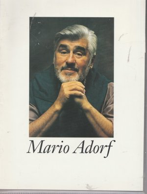 Mario Adorf. Ein Solo - Programm mit Mario Adorf.