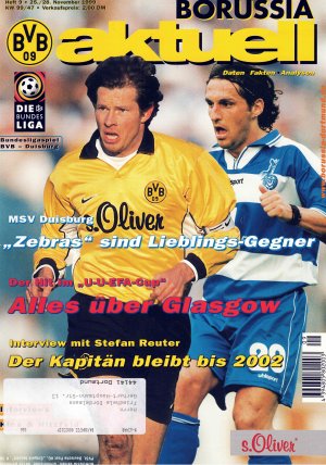 gebrauchtes Buch – Borussia aktuell - Heft 9 - 25. / 28. November 1999