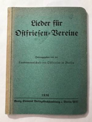 Lieder für Ostfriesen-Vereine