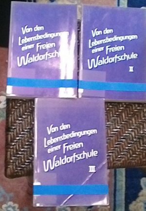 Von den Lebensbedingungen einer Freien Waldorfschule I, II und III.