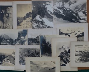 12 originale Fotografien (Vintages, Gelatinesilber): Alpen, Stubaital, Zillertal, Patscherkofel,.... 1931.