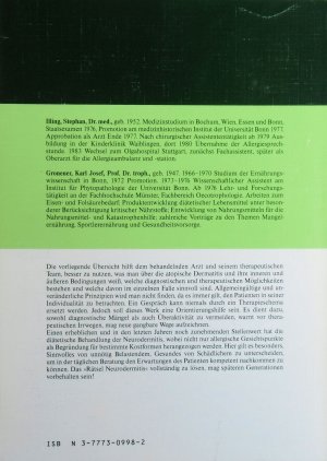 gebrauchtes Buch – Illing, Stephan; Groneuer – Neurodermitis - Atopische Dermatitis