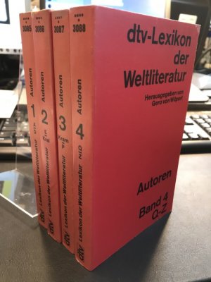 dtv-Lexikon der Weltliteratur. Autoren. 4 Bände (so vollständig)