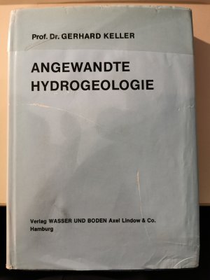 antiquarisches Buch – Gerhard Keller – Angewandte Hydrogeologie