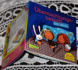 gebrauchtes Buch – Miriam Cordes – Übernachtungsbesuch bei Mimi. Pixi Bücher 2120, Serie 233. Mini-Buch