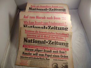 Deutsche National Zeitung 1971 Konvolut 52 Hefte