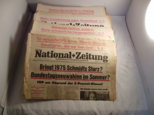 Deutsche National Zeitung 1974 Konvolut 52 Hefte