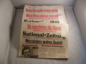 Deutsche National Zeitung 1986 Konvolut 49 Hefte