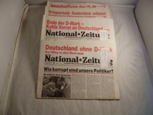 Deutsche National Zeitung 1991 Konvolut 26 Hefte