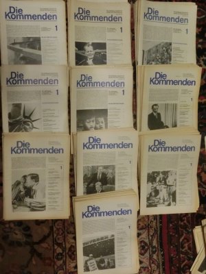 DIE KOMMENDEN. Eine unabhängige Zeitschrift für geistige und soziale Erneuerung. KONVOLUT der Jahrgänge 1970, 1971, 1972, 1973, 1974, 1975, 1976, 1977 […]