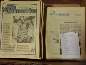 DIE KOMMENDEN. Eine unabhängige Zeitschrift für geistige und soziale Erneuerung. KONVOLUT der Jahrgänge 1980, 1981, 1982, 1983, 1984, 1985, 1986, 1987 […]