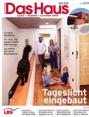 gebrauchtes Buch – Das Haus Ausgabe Juni 2019 - Bauen - Wohnen - Schöner Leben - LBS Ausgabe Baden-Württemberg