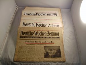 Deutsche Wochen-Zeitung 1962 Konvolut 48 Hefte