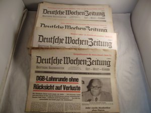 Deutsche Wochen-Zeitung 1977 Konvolut 52 Zeitungen