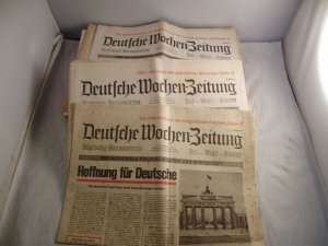 Deutsche Wochen-Zeitung 1978 Konvolut 45 Zeitungen