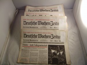 Deutsche Wochen-Zeitung 1981 Konvolut 49 Zeitungen
