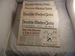 Deutsche Wochen-Zeitung 1984 Konvolut 39 Zeitungen