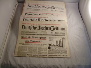 Deutsche Wochen-Zeitung 1984 Konvolut 37 Zeitungen