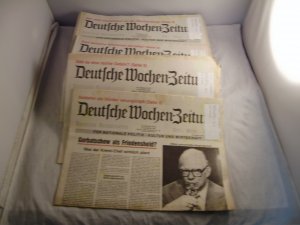 Deutsche Wochen-Zeitung 1987 Konvolut 49 Zeitungen