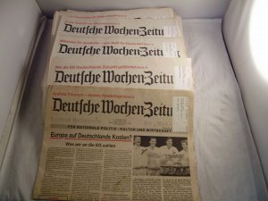 Deutsche Wochen-Zeitung 1988 Konvolut 48 Zeitungen
