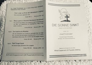 antiquarisches Buch – Dr. AntonGoetz ( Text ) - Josef Kreitmaier  – Die Sonne sinkt