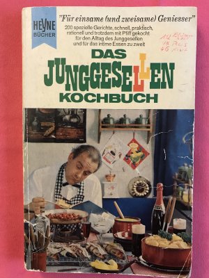 antiquarisches Buch – Hannes W. A – Das Junggesellen-Kochbuch -  Heyne Bücher Praktische Reihe Nr. 4069