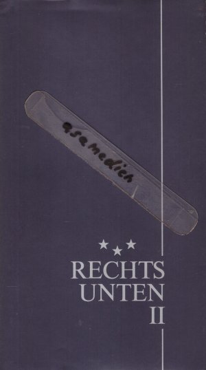 gebrauchtes Buch – Rechts unten - II