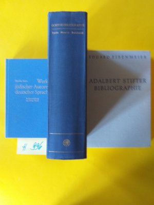 3 Bibliographien : Werke jüdischer Autoren deutscher Sprache + Adalbert Stifter + Goethe - Bibliographie.