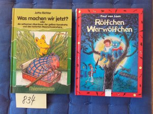 gebrauchtes Buch – Jutta Richter + Paul van Loon – 2 Bilder-Märchenbücher : Was machen wir jetzt ? + Rölfchen Werwölfchen