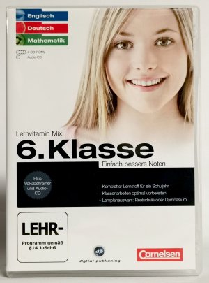 Lernvitamin Mix - Englisch/ Deutsch/ Mathe 6. Klasse - Einfach bessere Noten 2011 Digital Publishing - WIE NEU