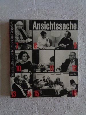 Ansichtssache, Schriftsteller und Künstler im Gespräch