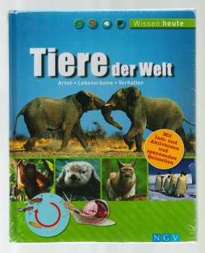 gebrauchtes Buch – Wissen heute/Tiere der Welt -- Arten, Lebensräume, Verhalten und spannende Quizseiten(original verpackt)