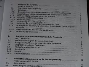 gebrauchtes Buch – Karl Eichner – Zahnärztliche Werkstoffe und ihre Verarbeitung: Werkstoffe unter klinischen Aspekten - Band.2