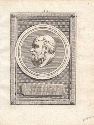 Porträt. Original - Kupferstich (anonym), 15 x 12 cm, 1801.