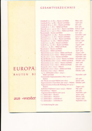 antiquarisches Buch – verschiedene Autoren – Europäische Stilfibel - Bauten Bilder Möbel Mode - 1966 -