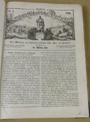 Illustrirte landwirthschaftliche Dorfzeitung Jahrgang 1860 komplett